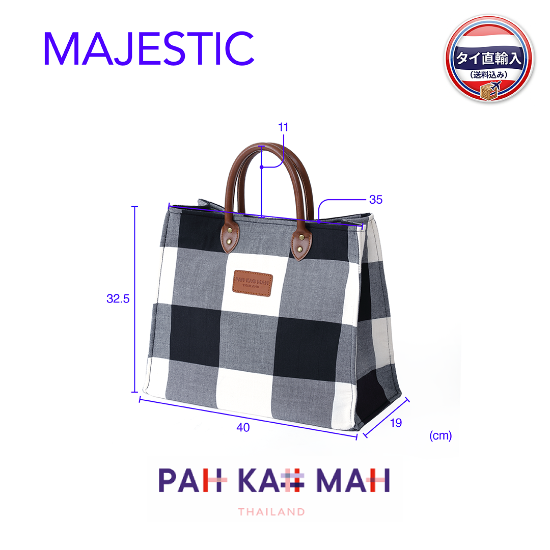 MAJESTIC 100%オーガニックコットン バッグ