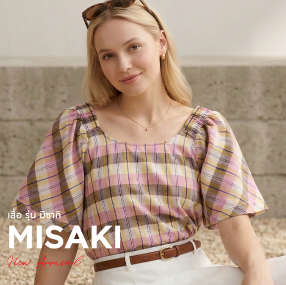 レディース 半袖シャツ MISAKI