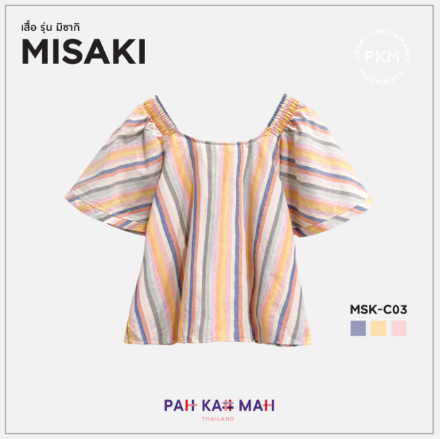 レディース 半袖シャツ MISAKI