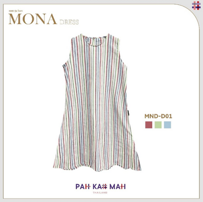 レディース ノースリーブ ワンピース MONA