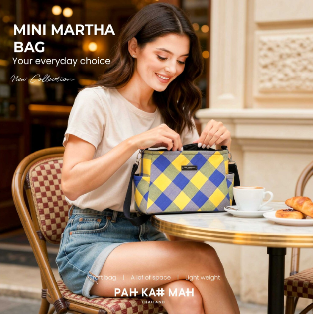 MINI MARTHA ショルダーストラップつき 2Way ハンドバッグ
