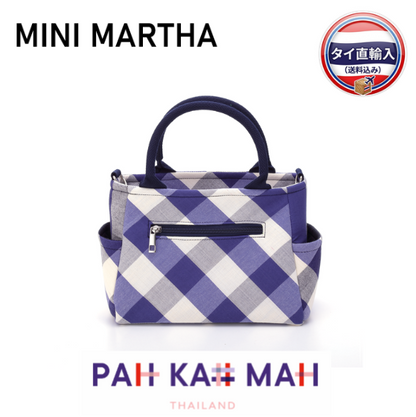MINI MARTHA ショルダーストラップつき 2Way ハンドバッグ